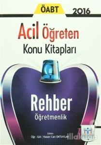 2016 ÖABT Rehber Öğretmenlik Acil Öğreten Konu Kitapları