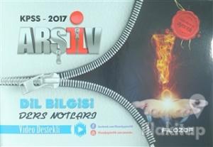 2017 KPSS Arşiv Dil Bilgisi Video Ders Notları