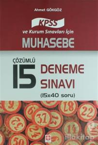 2017 KPSS Muhasebe Çözümlü 15 Deneme Sınavı