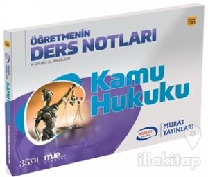 2018 KPSS A Grubu Kamu Hukuku Öğretmenin Ders Notları