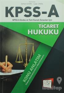 2018 KPSS A Grubu Ticaret Hukuku Konu Anlatım