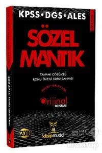 2018 KPSS ALES DGS Sözel Mantık Tamamı Çözümlü Konu Özetli Soru Bankası
