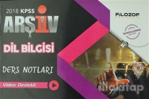 2018 KPSS Dil Bilgisi Arşiv Ders Notları Video Destekli