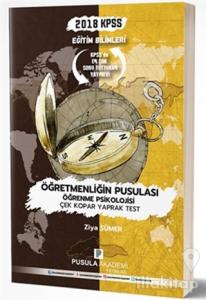 2018 KPSS Eğitim Bilimleri Öğretmenliğin Pusulası Öğrenme Psikolojisi Çek Kopar Yaprak Test