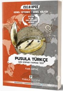 2018 KPSS GYGK Pusula Türkçe Çek Kopar Yaprak Test