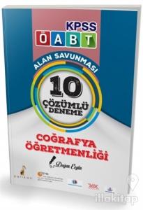 2018 KPSS ÖABT Coğrafya Öğretmenliği Alan Savunması 10 Çözümlü Deneme