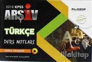 2018 KPSS Türkçe Arşiv Ders Notları Video Destekli