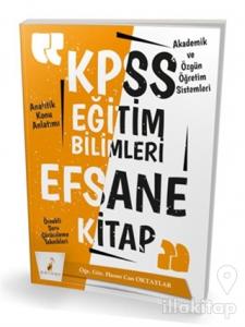 2019 KPSS Eğitim Bilimleri Efsane Tek Kitap Konu Anlatımlı