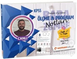 2019 KPSS Ölçme ve Program Notları