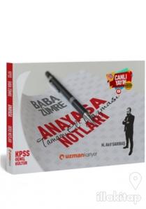 2020 KPSS Baba Zümre Anayasa Notları