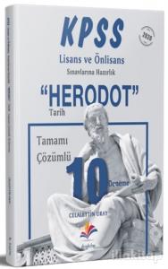 2020 KPSS ''Herodot'' Tamamı Çözümlü 10 Tarih Deneme (Lisans - Önlisans)
