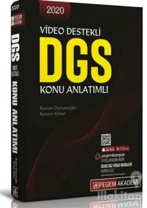 2020 Video Destekli DGS Konu Anlatımlı