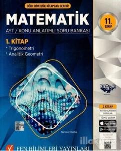 2021 11. Sınıf Dört Dörtlük Kitaplar Serisi Matematik AYT Konu Anlatımlı Soru Bankası ( 4 Kitap Set )