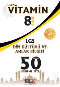 2021 8. Sınıf LGS Din Kültürü ve Ahlak Bilgisi Tamamı Çözümlü 50 Deneme Seti
