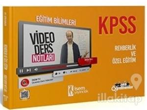 2021 KPSS Eğitim Bilimleri Rehberlik ve Özel Eğitim Video Ders Notları