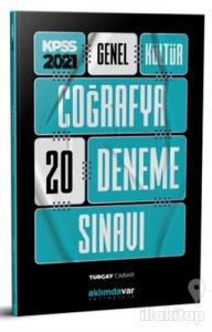 2021 KPSS Genel Kültür Coğrafya 20 Deneme Sınavı