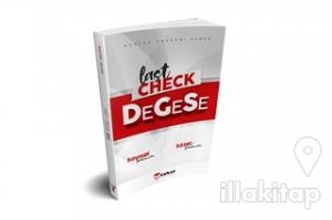 2022 Last Check DEGESE Sınav Öncesi Son Kontrol