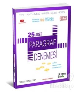2021 TYT AYT MSÜ KPSS  ALES DGS 25 Adet Paragraf Denemesi