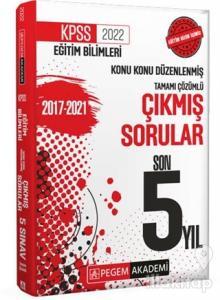 2022 KPSS Eğitim Bilimleri Konu Konu Düzenlenmiş Çıkmış Sorular Son 5 Yıl
