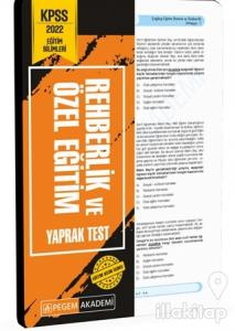 2022 KPSS Eğitim Bilimleri Rehberlik ve Özel Eğitim Yaprak Test