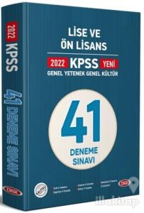 2022 KPSS Genel Yetenek Genel Kültür Lise ve Ön Lisans 41 Deneme Sınavı