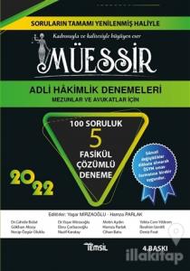 2022 Müessir Adli Hakimlik Denemeleri (Mezunlar ve Avukatlar İçin)