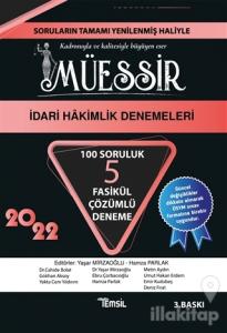 2022 Müessir İdari Hakimlik Denemeleri