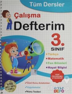 3. Sınıf Tüm Dersler Çalışma Defterim