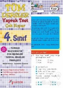 4. Sınıf Tüm Dersler Yaprak Test Çek Kopar