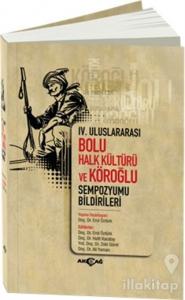 4. Uluslararası Bolu Halk Kültürü ve Köroğlu