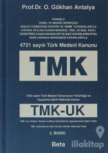 4721 Sayılı Türk Medeni Kanunu TMK (Ciltli)