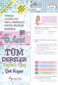 6. Sınıf Tüm Dersler Yaprak Test