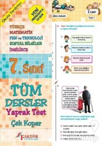 7. Sınıf Tüm Dersler Yaprak Test (Genel Deneme İlaveli)