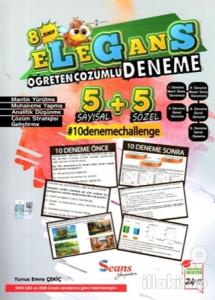 8. Sınıf LGS Elegans Öğreten Çözümlü 10 Deneme
