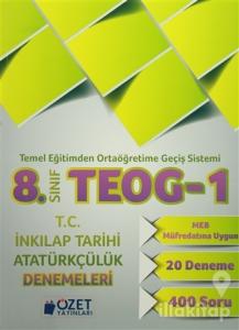 8. Sınıf TEOG 1 T.C. İnkılap Tarihi Atatürkçülük Denemeleri