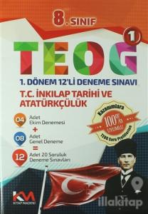 8. Sınıf Teog 1 - T.C. İnkılap Tarihi ve Atatürkçülük 1. Dönem 12'li Deneme Sınavı