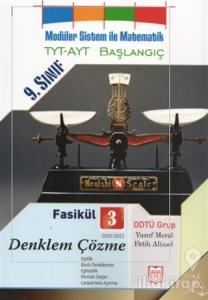 9. Sınıf Modüler Sistem İle Matematik TYT-AYT Başlangıç Fasikül 3 Denklem Çözme