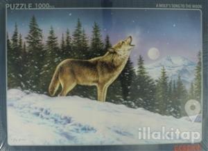 A Wolf's Song to the Moon Puzzle (1000 Parça)