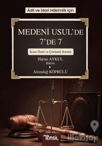 Adli ve İdari Hakimlik İçin Medeni Usul'de 7'de 7