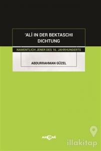 'Ali in Der Bektaschi Dichtung