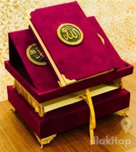 Ayaklı Rahleli Plaket Kuran-ı Kerim (Ciltli)