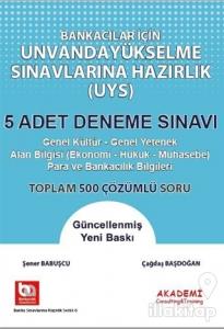 Bankacılar İçin Unvanda Yükselme Sınavına Hazırlık 5 Adet Deneme Sınavı