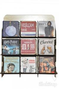 Bardak Altlığı 200 Adet Stant Küçük