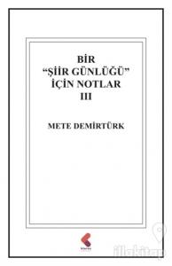 Bir "Şiir Günlüğü" İçin Notlar 3