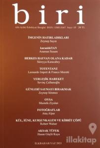 Biri Yıllık Edebiyat Dergisi Sayı: 15