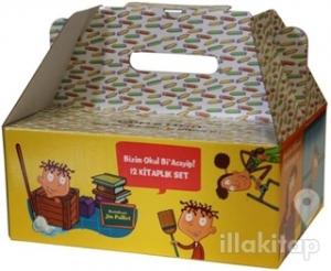 Bizim Okul Bi' Acayip 12 Kitaplık Tam Set (Kutulu) (Ciltli)