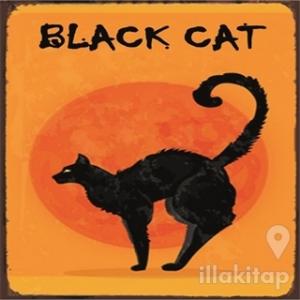 Black Cat Bardak Altlığı