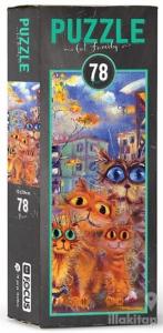 Blue Focus Cat Family – Puzzle