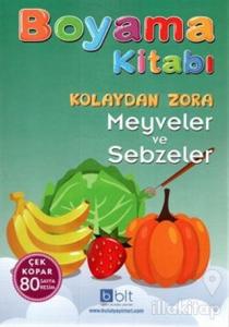 Boyama Kitabı - Kolaydan Zora Meyveler ve Sebzeler