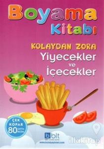 Boyama Kitabı - Kolaydan Zora Yiyecekler ve İçecekler